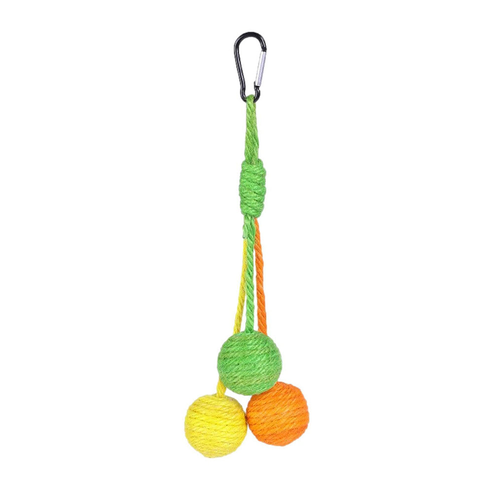 Cat Scratcher Ball, Chewable Scratcher For Kittens Chewable Interactive Cat Sisal Rope Ball Toy Cat Ball, Rolling Ball Scratch Cat Toy For Indoor Kittens Puppy Cat Pet
